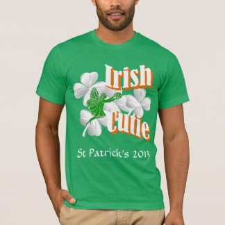Irishcutin med mejeriprodukter tee shirt