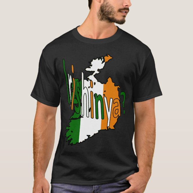 Irishinya Konversationsstartare T Shirt (Framsida)