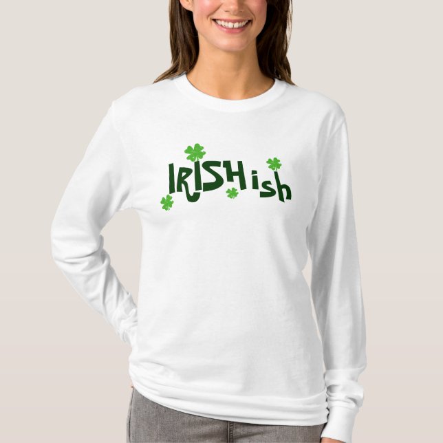 Irishish Irländare-ish Tee (Framsida)