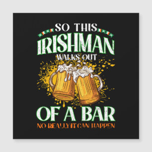 Irishman dricker Beer St. Patrick's Day