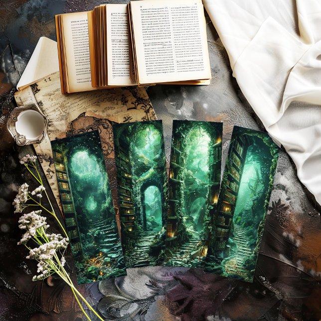 Iriska bokmärken, Fantasy bibliotek bokmärken s15 (collection of unique fantasy library bookmarks)