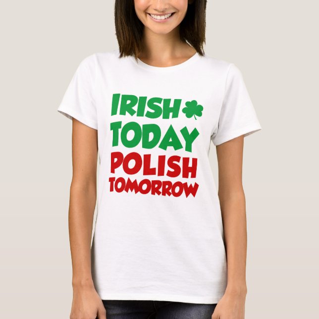 Iriska i Polen i morgon T Shirt (Framsida)