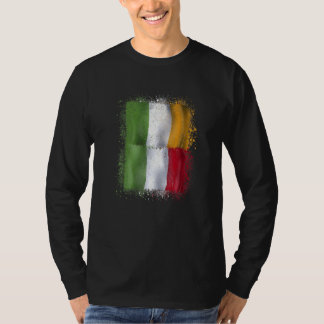 Iriska italienska Kärlek Irland och Italien T Shirt