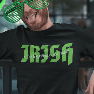 Iriska jag kunde komma ihåg t shirt