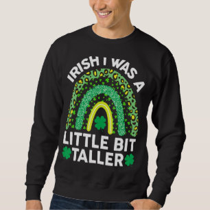 Iriska jag var lite längre St patricks day 1 Lång Ärmad Tröja