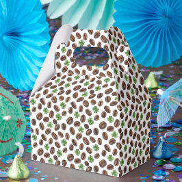Iriska kaffebönor och Shamrocks Rolig Design Presentaskar