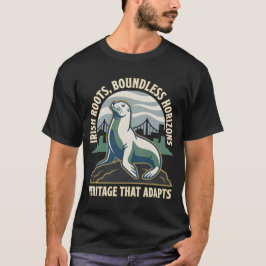 Iriska rötter Gränslösa horisonter Sjölejon T Shirt