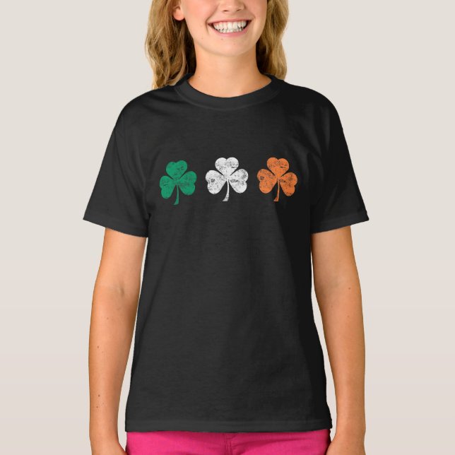 Iriska Shamrocks T-shirt (Framsida)