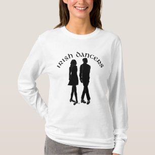 Iriska stegdansare i silhuett t shirt