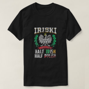 Iriski HalIrish Halpolsk Shamrocks T Shirt
