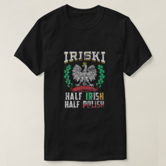 Iriski HalIrish Halpolsk Shamrocks T Shirt