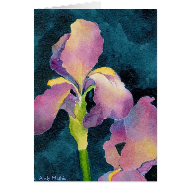 Iriskort Hälsningskort (Framsidan)