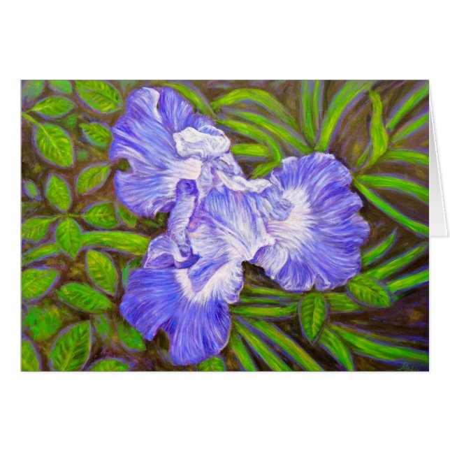 Iriskort Hälsningskort (Framsidan Horizontal)