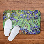 Irismen i Garden Vincent van Gogh Badrumsmatta<br><div class="desc">Ett badmat med oljemålningen,  Irises (1889),  av Vincent van Gogh (1853-1890). Blåviolett iris i trädgården,  som påverkades av japansk konst.</div>
