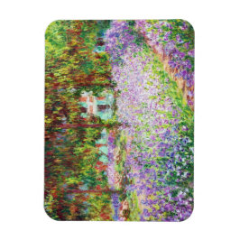 Irismen i Monets Garden Claude Monet Magnet