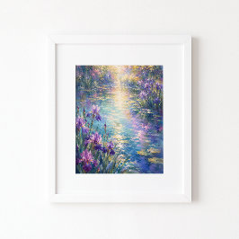 Irisreflektioner Konsttryck Poster