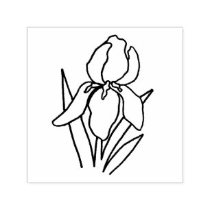 Irissjälv som inking frimärket självfärgande stämpel