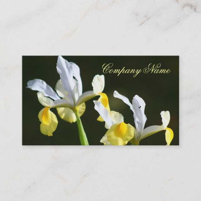 Irisvisitkortar Visitkort (Framsida)