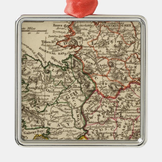 Irland 18 julgransprydnad metall (Framsidan)