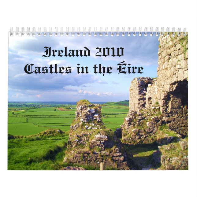 Irland 2010 slott i den Eire kalendern Kalender (Omslag)