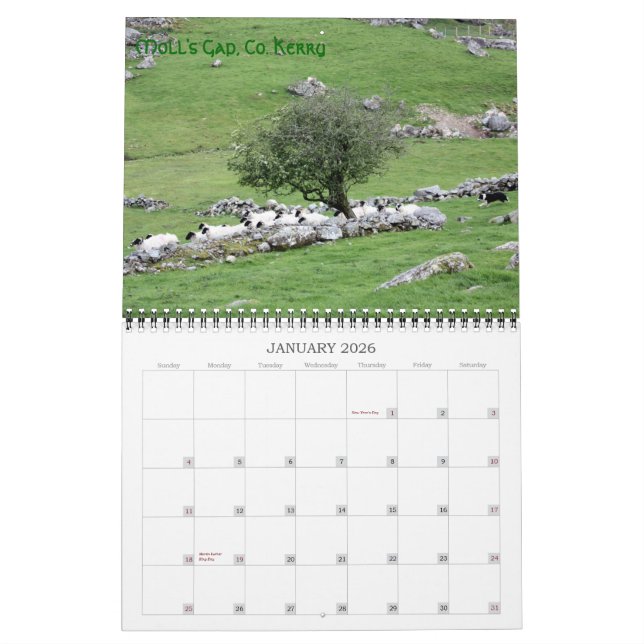 Irland 2012 kalender (Jan 2026)