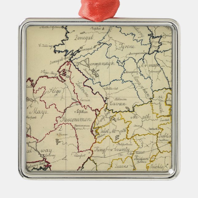 Irland 21 julgransprydnad metall (Framsidan)