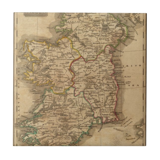 Irland 3 kakelplatta (Framsidan)