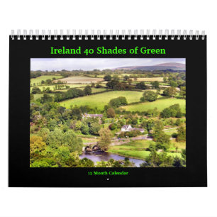 Irland 40 skuggar av grön kalender