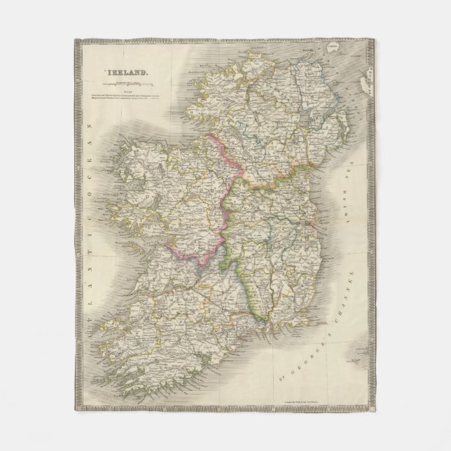 Irland 4 fleecefilt (Framsidan)