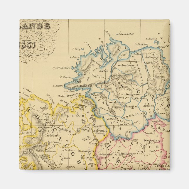 Irland 5 magnet (Framsidan)