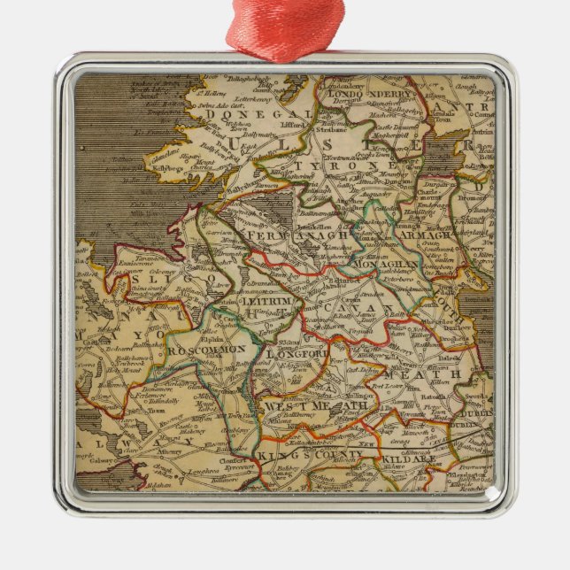 Irland 8 julgransprydnad metall (Framsidan)