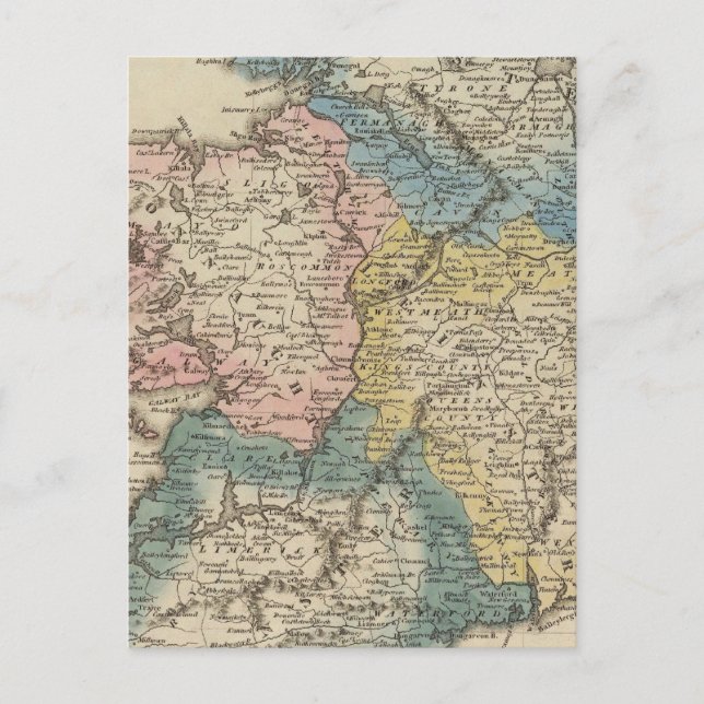 Irland 9 vykort (Framsida)