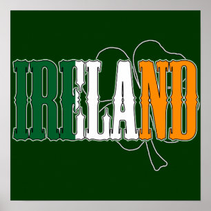 IRLAND AFFISCH