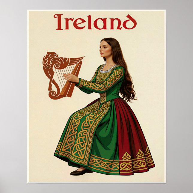 Irland affisch (Framsidan)