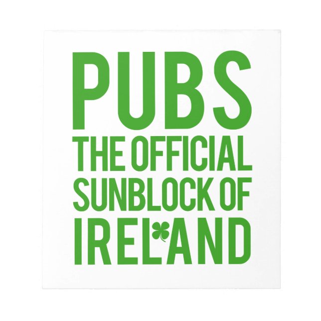 Irland Anteckningsblock (Framsida)