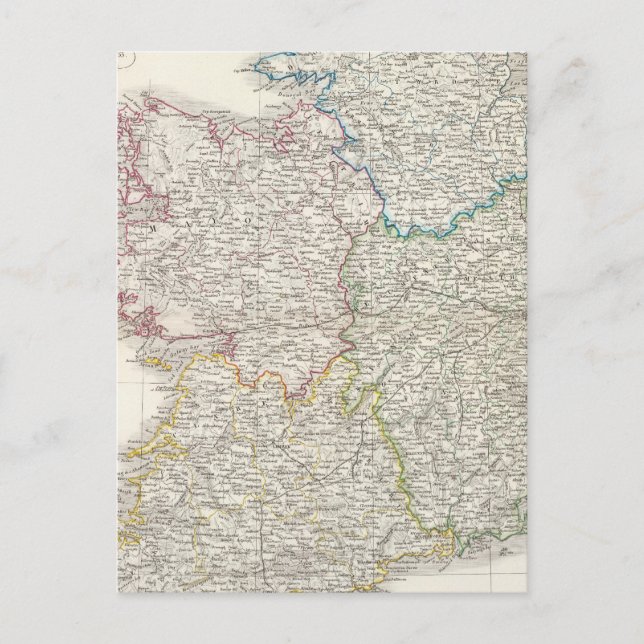 Irland Atlas karta Vykort (Framsida)