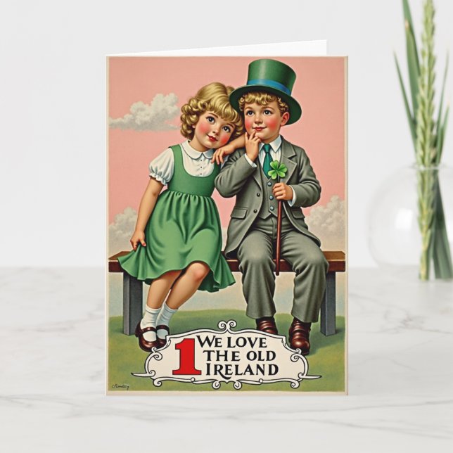 Irland Barn Scen Kort (Framsida)