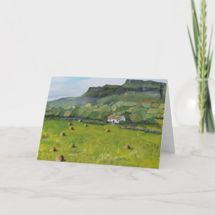 Irland, Benbulben, Irländskt gratulationskort Kort