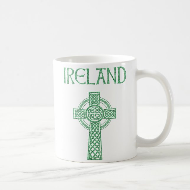 Irland Celtic Cross Mugg (Höger)