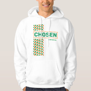 IRLAND Christian Anpassningsbar CHOSEN St patrick' Hoodie