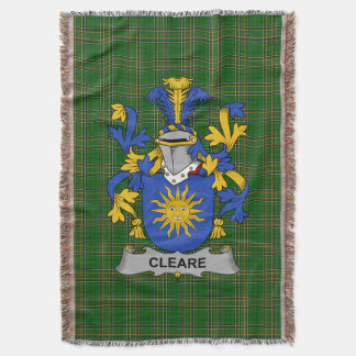 Irland Cleare familjevapen vapen Irland Filt