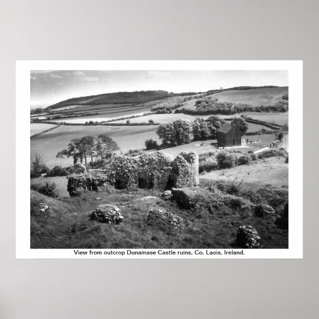 Irland - Co. Laois, Dunamase Castle Poster (Framsidan)
