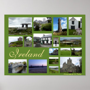 Irland Collage (landskap), Poster