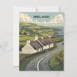Irland Cottage Vykort