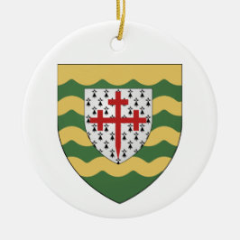 Irland County Donegal Ceramic jul Ornament
