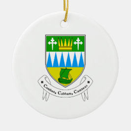 Irland County Kerry Ceramic jul Ornament