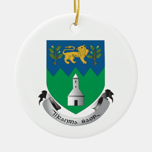 Irland County Wicklow juldekoration (Framsidan)