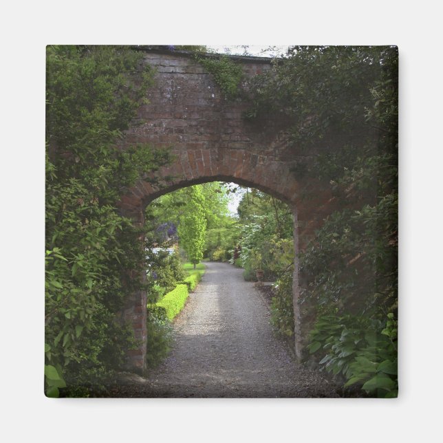 Irland, Dromoland Castle-grönten Magnet (Framsidan)