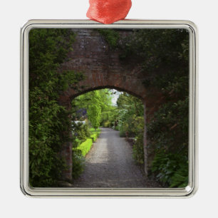 Irland, Dromoland Castle mycket grönt Julgransprydnad Metall