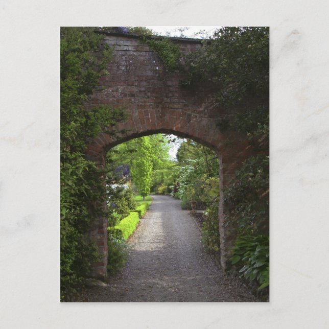 Irland, Dromoland Castle mycket grönt Vykort (Framsida)